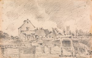 Copie de la peinture de Constable, Dedham Lock and Mill - Unbekannt Unbekannt